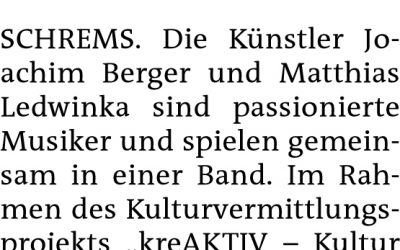 Bezirksblatt Gmünd Feb19_LBS Schrems_Musik WS